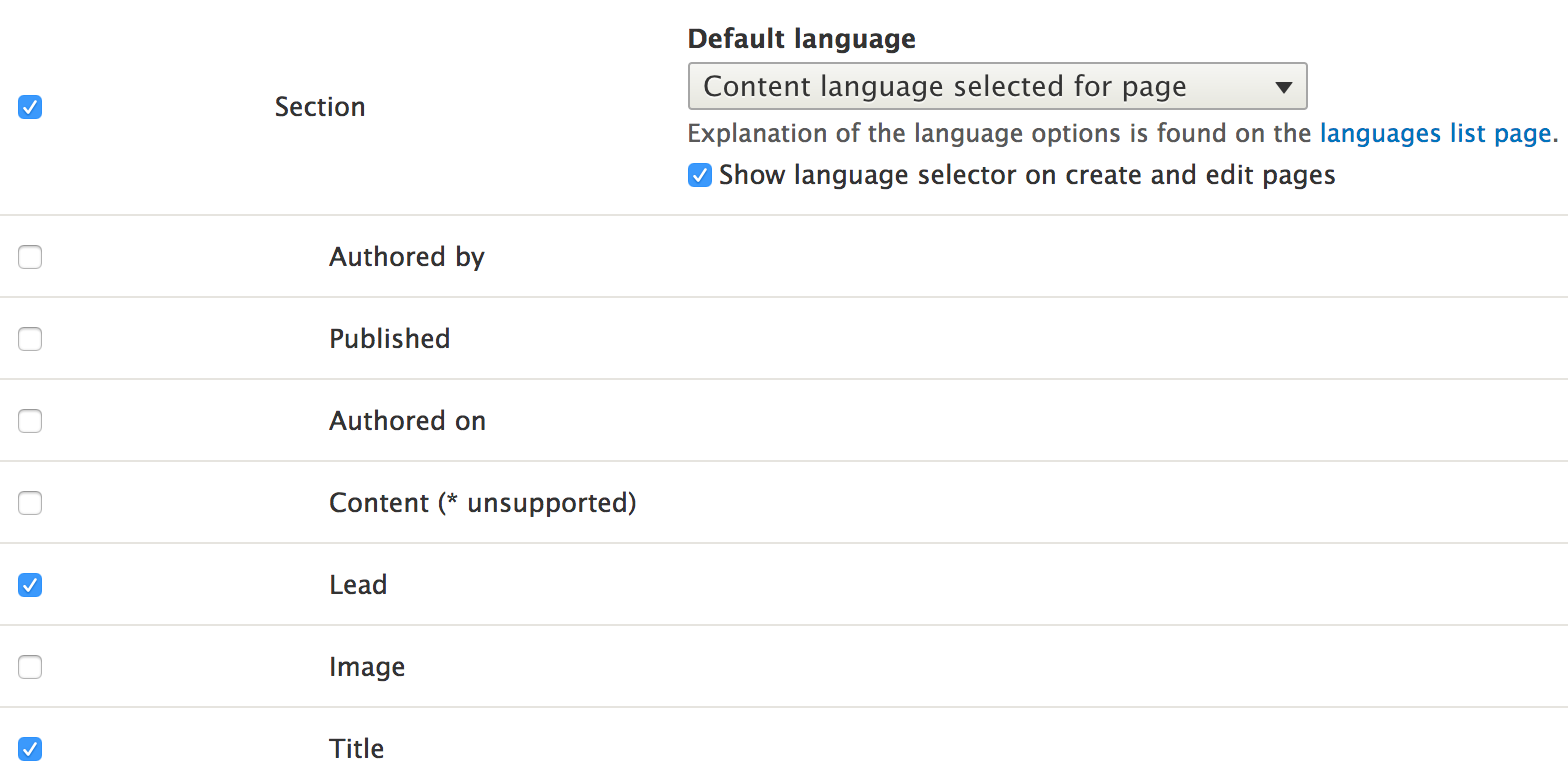 Translatable paragraphs